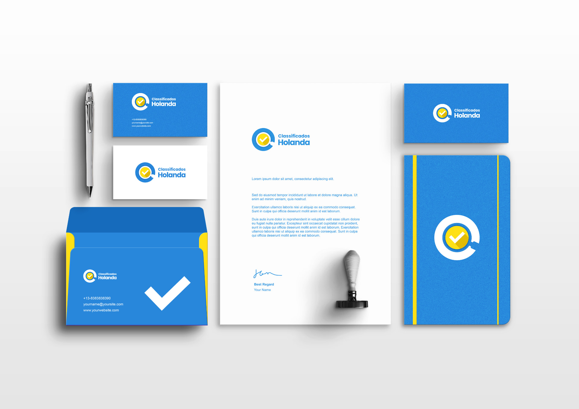 Classificados Europa — brand applications — 2