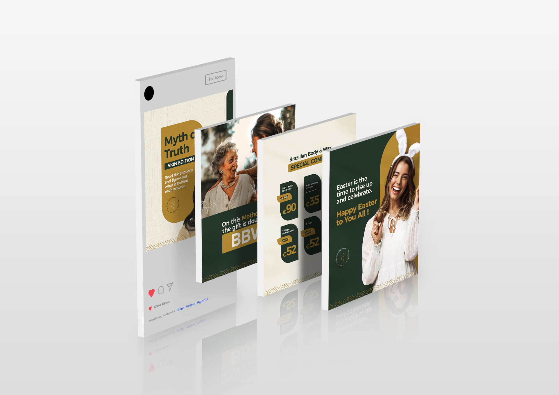 Brazilian Body & Wax — platform mockup