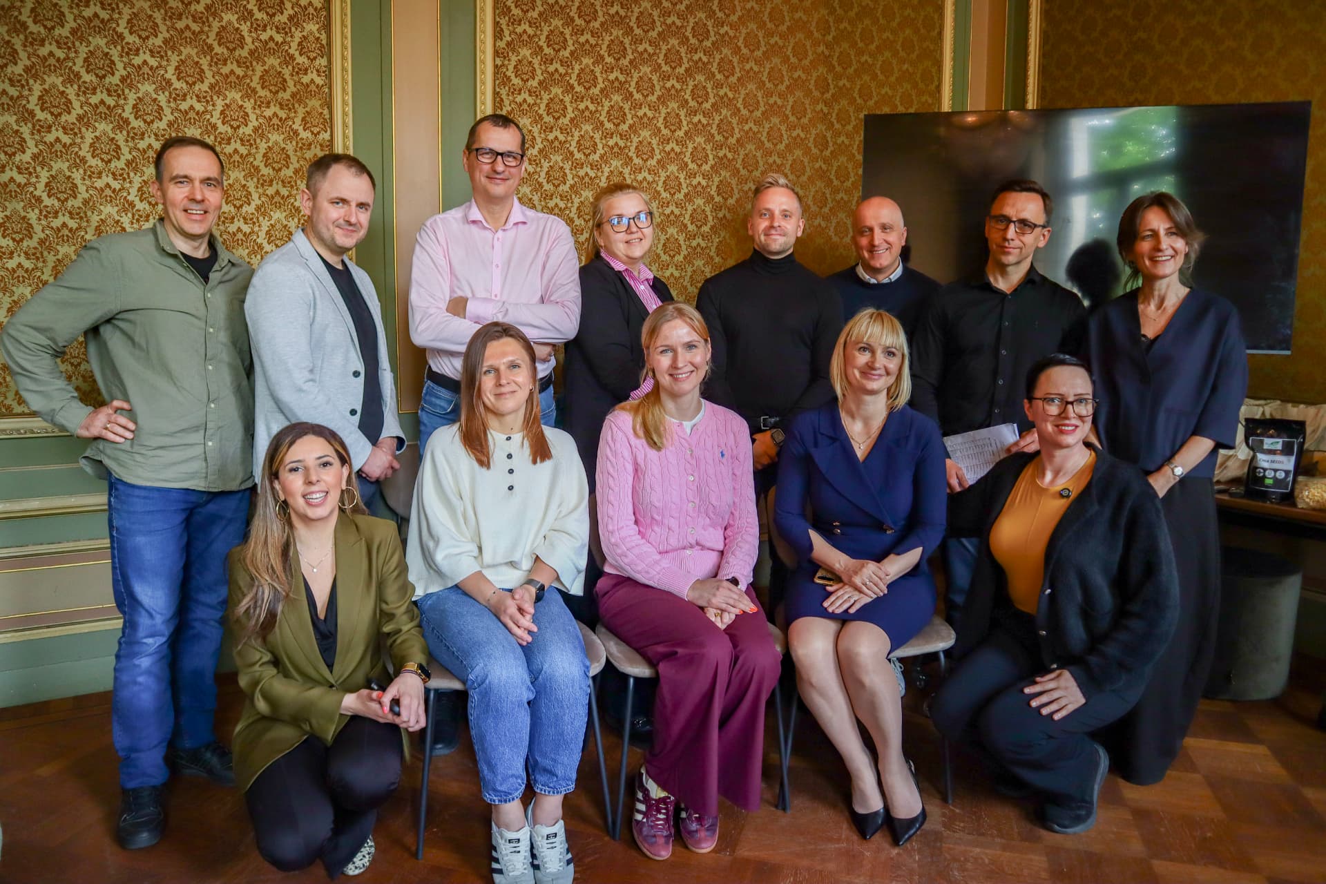 European Organic Food delegation group portrait
