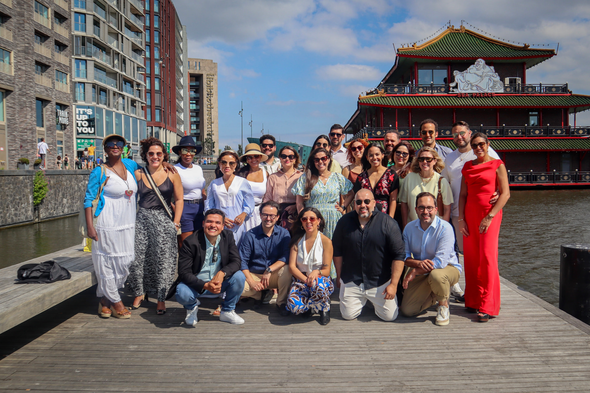 European Organic Food group photo in Amsterdam