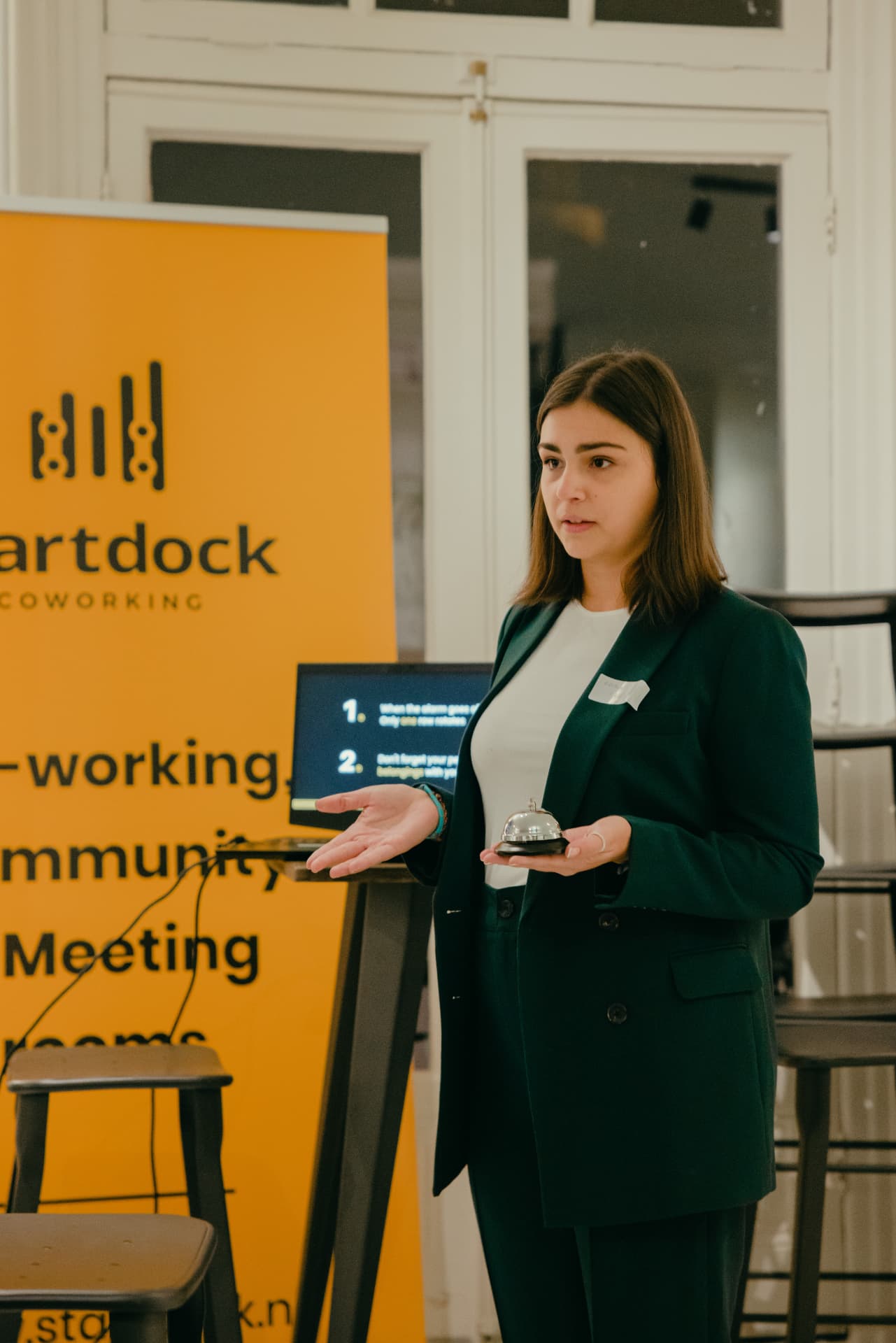 Impactus Speed Networking — platform mockup