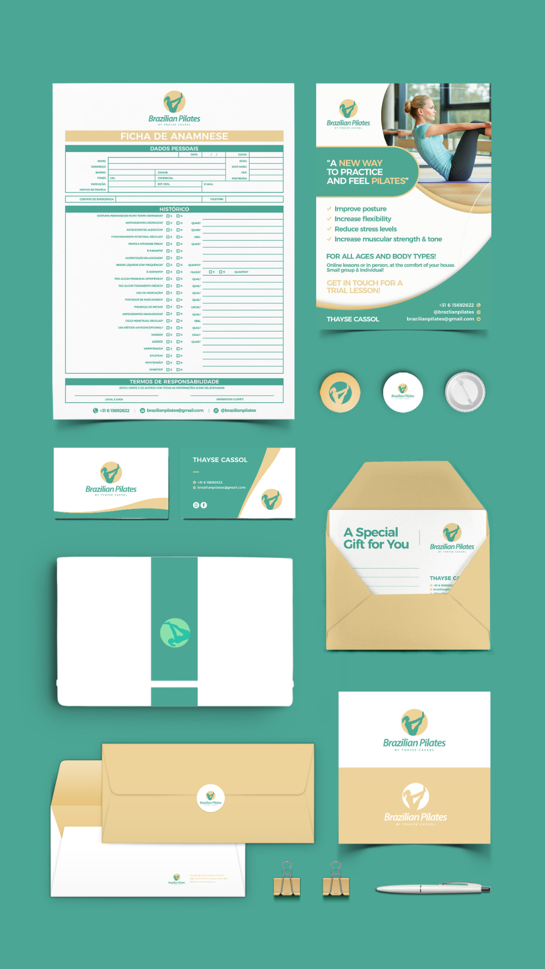 Brazilian Pilates — brand applications