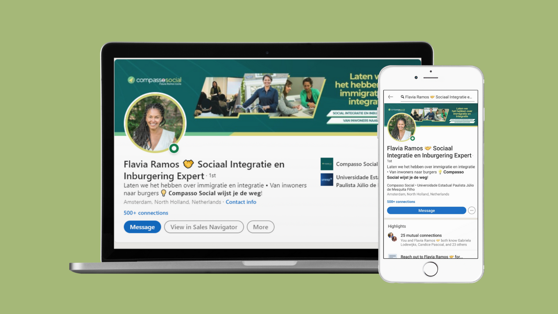 Compasso Social / Flavia Ramos — brand applications — 1
