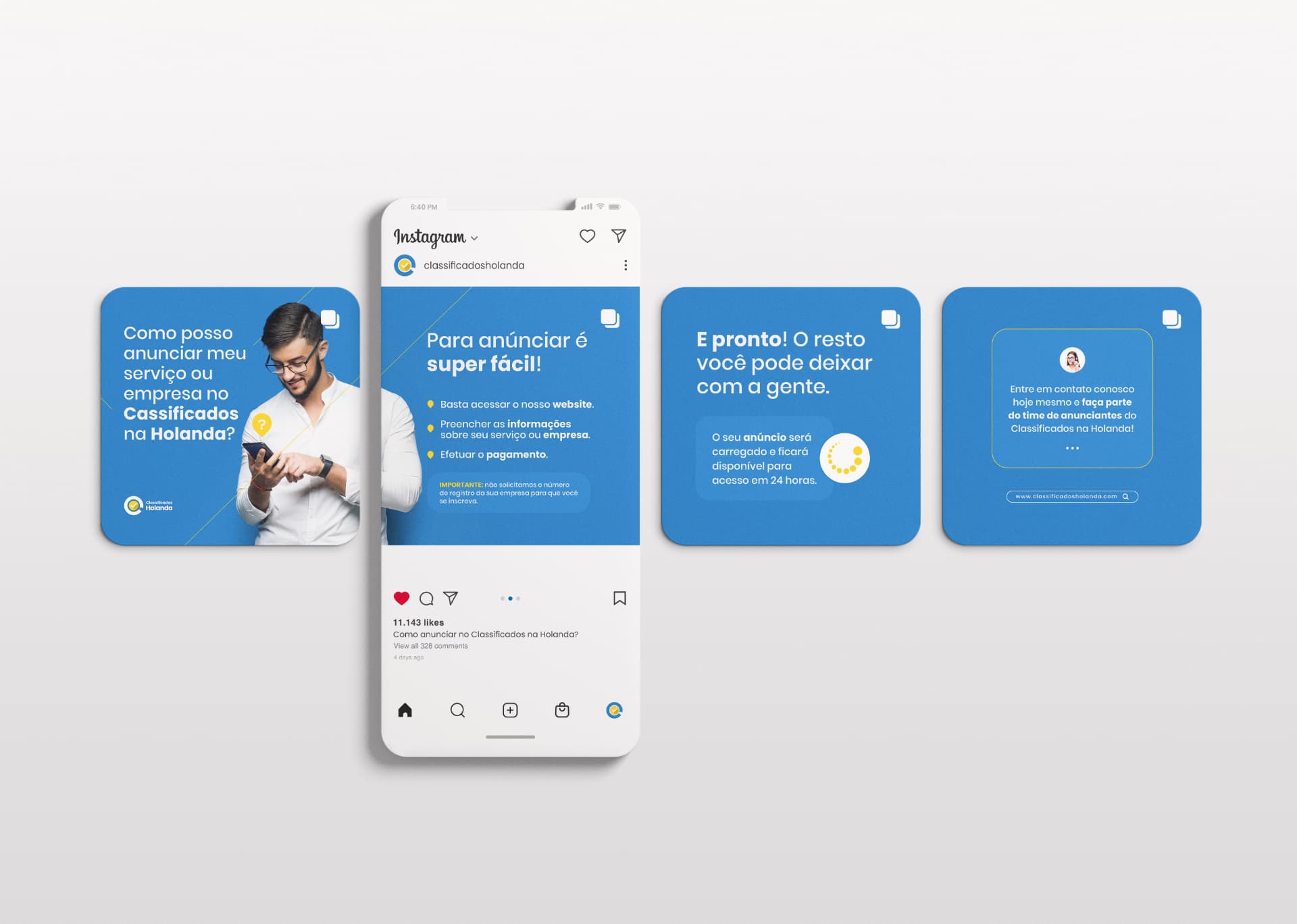 Classificados Europa — brand applications — 3