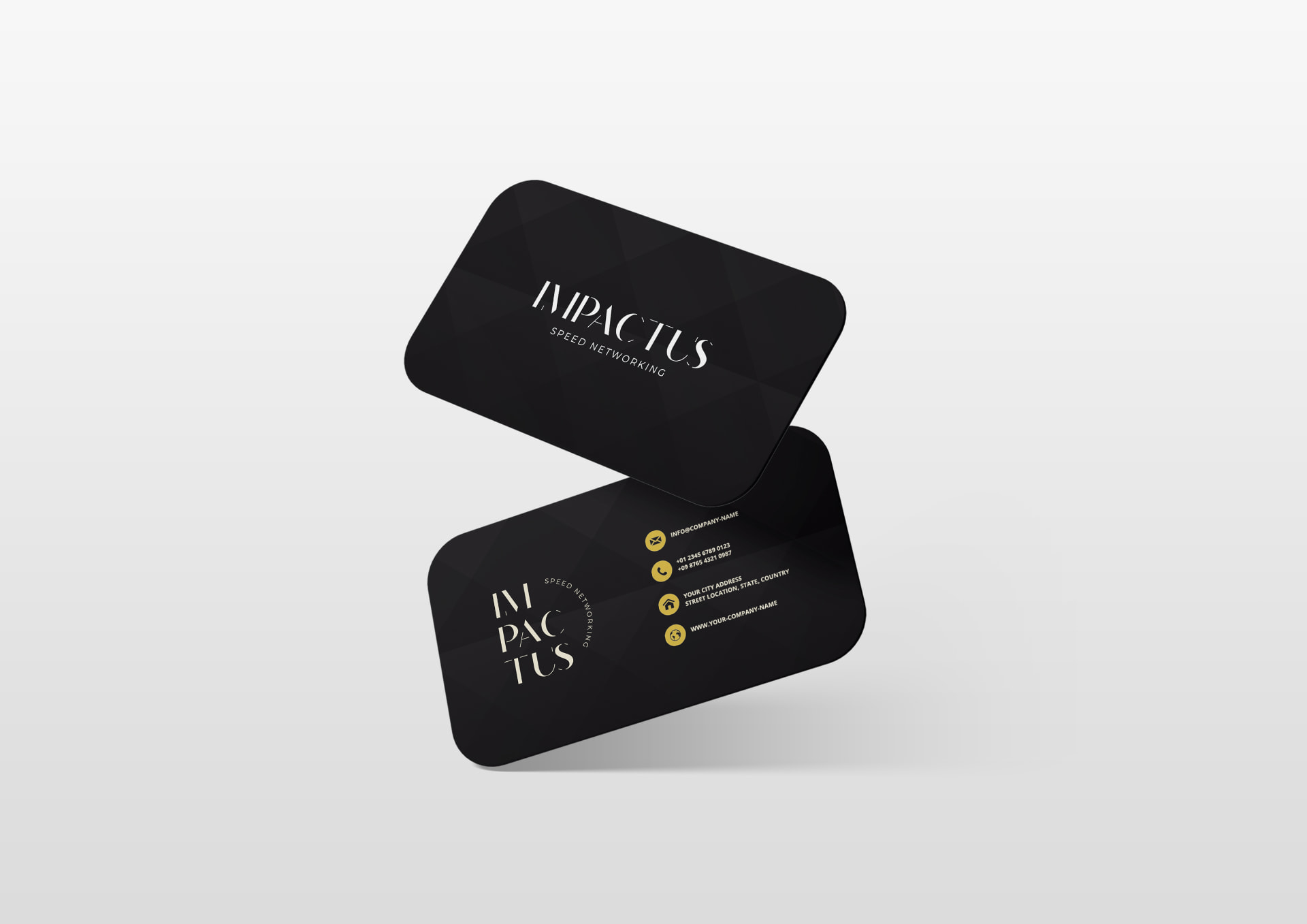 Impactus — brand applications — 2